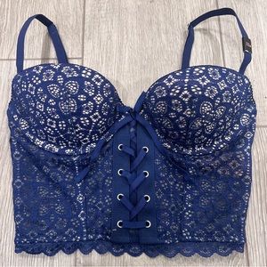 Victoria’s Secret Blue Lace Bustier